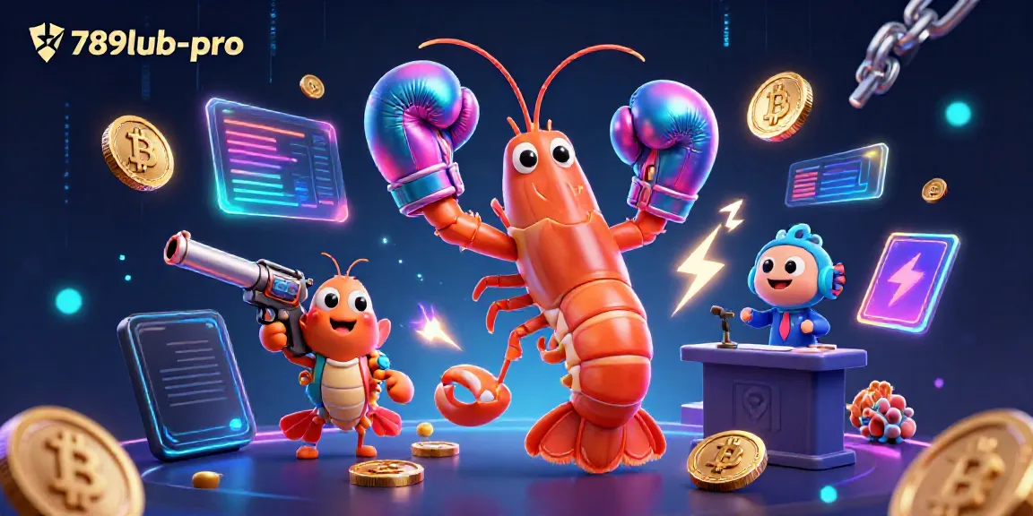 Engage in thrilling action with 789lub-pro's vibrant digital casino illustration showcasing animated underwater characters.