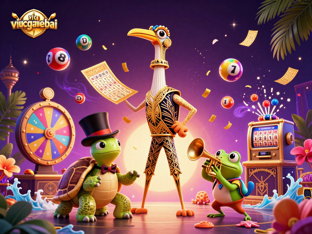 Experience the vibrant world of vicclubgamebai with thrilling colorful lottery elements and charismatic characters.