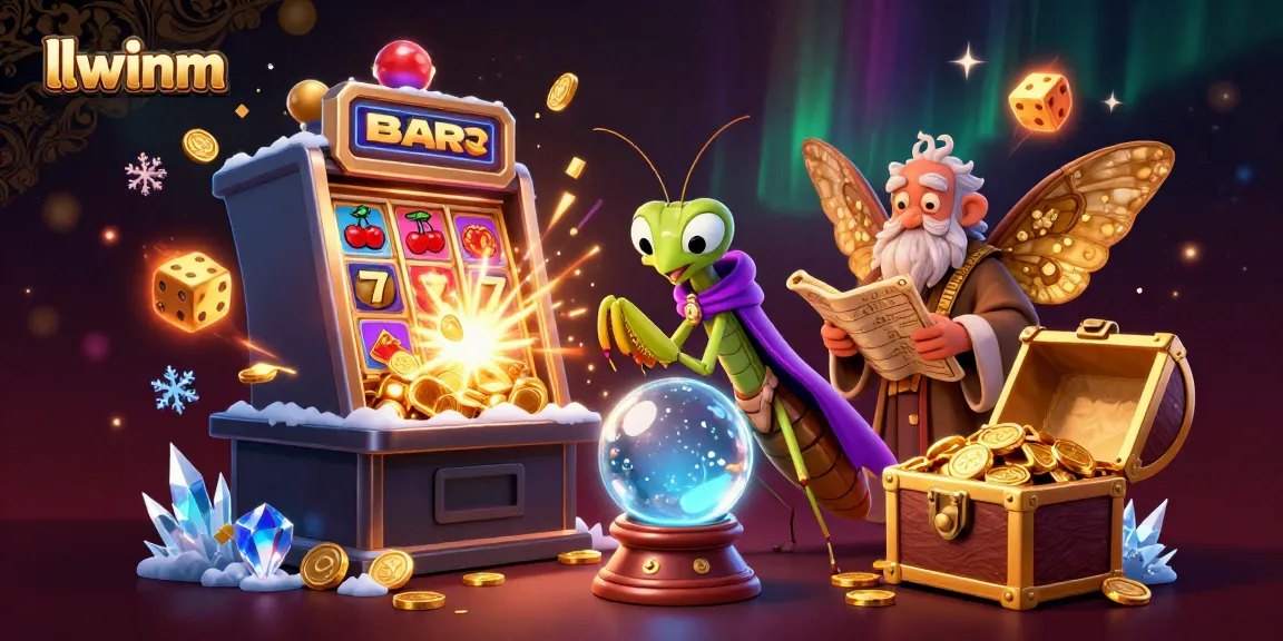 Experience thrilling gameplay with llwinm in an enchanting casino scene filled with vibrant elements.