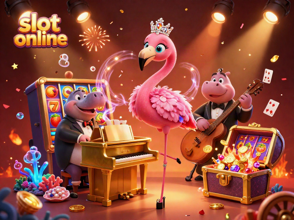 Spin and win with vibrant slot online gameplay featuring colorful characters and exciting casino elements.