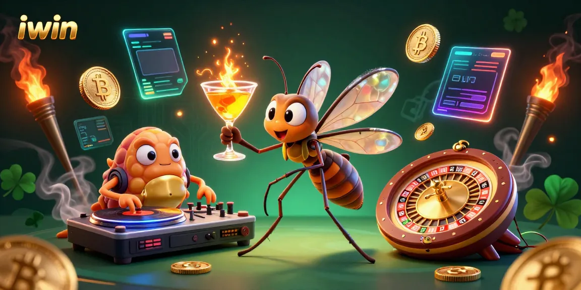 Experience the vibrant energy of iwin with a dynamic casino mascot and exciting games.