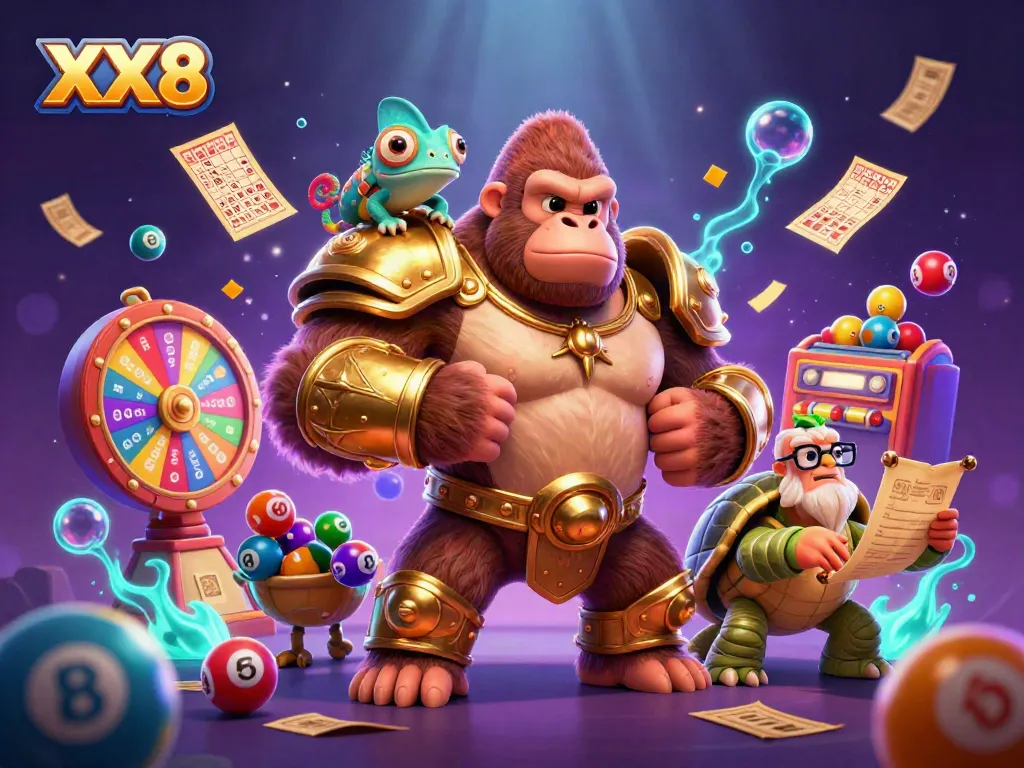 Engage with thrilling XX8 gambling action featuring dynamic characters and exciting game elements.