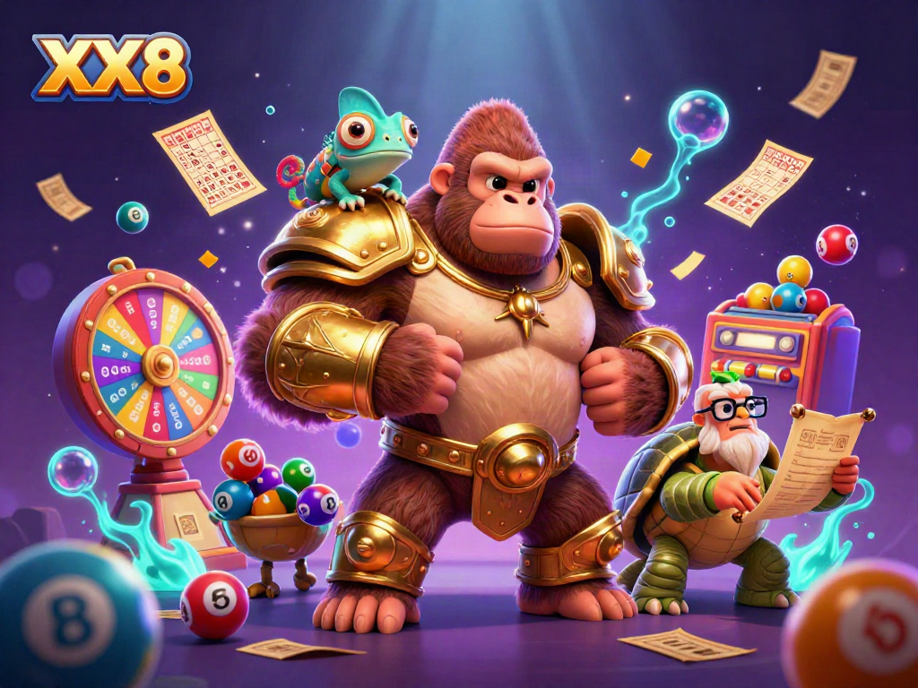 Engage with thrilling XX8 gambling action featuring dynamic characters and exciting game elements.